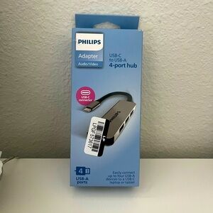 Philips USB-C to USB-A 4-Port Hub